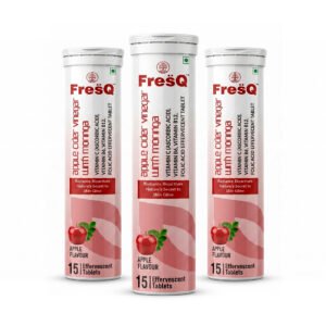 FresQ Apple Cider Vinegar + Moringa Effervescent Tablets